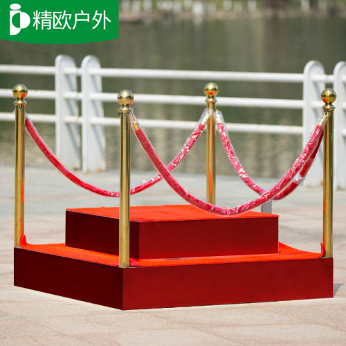 户欧精外 门卫业安岗亭站台遮阳底座 小区物保太阳伞座形象站岗台