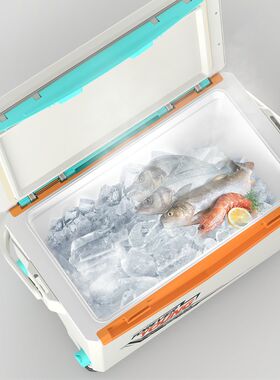 29氨4可坐钓鱼箱多功能超轻超硬20L聚2酯四脚升降钓箱