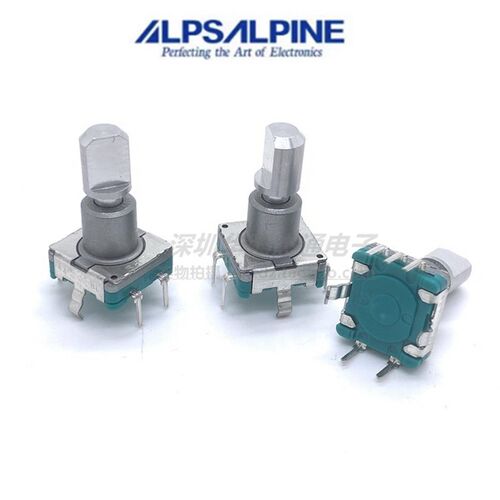 日本ALPS编码器EC11大众捷达桑塔纳360度旋转导航CD音量调节按键