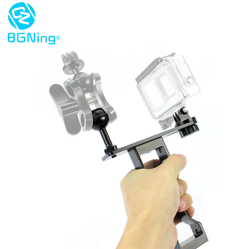 BGNing单手持潜水摄影自拍支架适用GoPro11 大疆Insta360相机配件