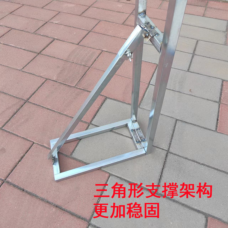 婚庆KT板立架背景墙生日海报广告支撑架婚礼户外折叠升降铁艺架子