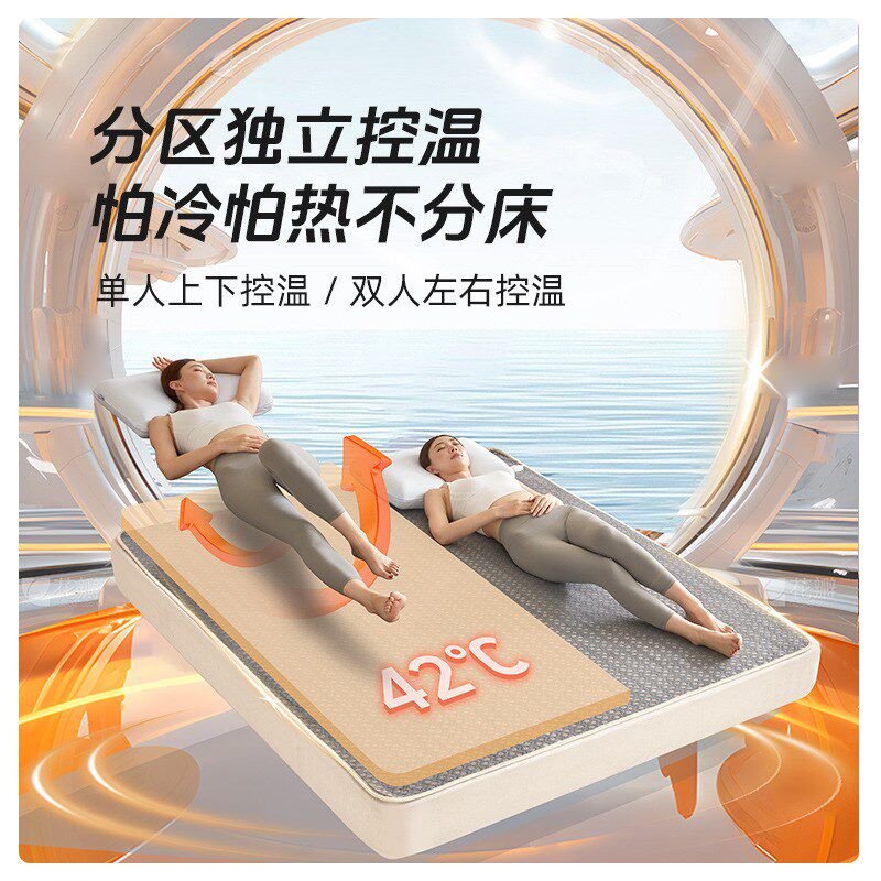 彩阳高端石墨碳纤维电热毯单双人双控家用九档定时除螨水洗电褥子