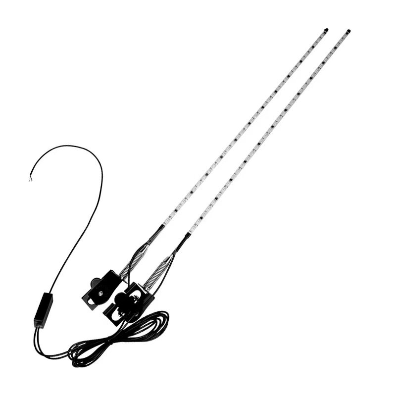 24V/12V货车汽车摩托电动车顶灯LED七彩流光跑马天线灯卡车领航杆