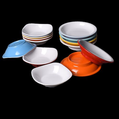 密胺餐具仿瓷打菜盘子商用单位食堂餐盘中式快餐店小菜碟套装包邮