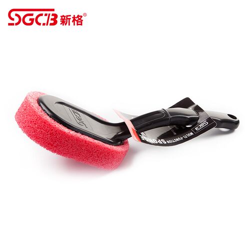 SGCB新格多功能轮胎刷 汽车轮胎蜡刷轮毂清洗清洁海绵刷洗车工具