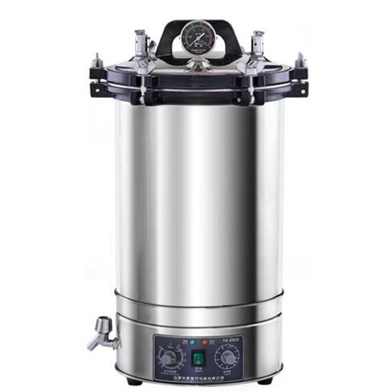 合肥华泰手提式灭菌器普通型YX-280D控温控时断水自控型18L24L30L