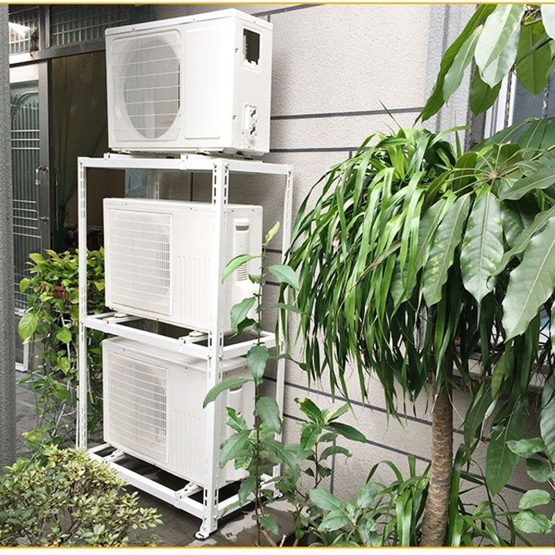 波瑞达空调外机支架三层叠放落地支架减震降噪节省空间多层架子