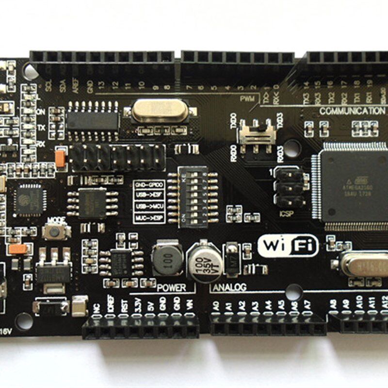 WIFI R3 ATMEGA2560 + ESP8266(32MB内存)USB-TTL CH340G