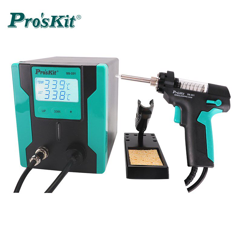 台湾宝工Proskit电动吸锡器自动强力拆焊电热大功率吸锡枪SS-331H