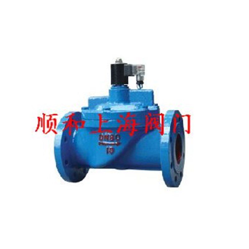 铸铁油 液体水用电磁阀门 ZCS先导式法兰电磁阀DN100/4寸