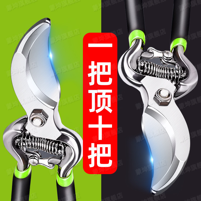 德国剪树枝专用剪刀修枝剪园艺粗枝不锈钢高硬度园林家用省力剪子
