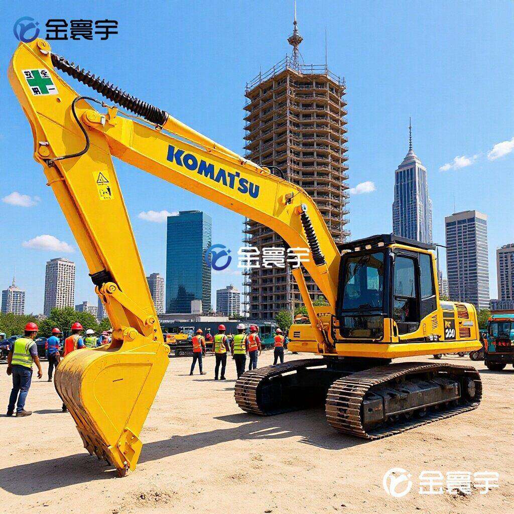 KOMATSU小松PC200挖掘机工程机械跨境小松PC21020吨PC240挖土机