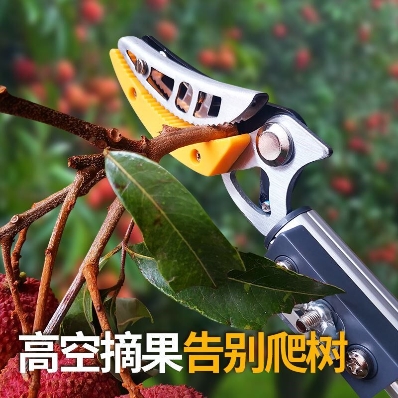 高枝剪摘枇杷龙眼荔枝剪香椿伸缩5米加长杆园林工具修果树枝剪刀