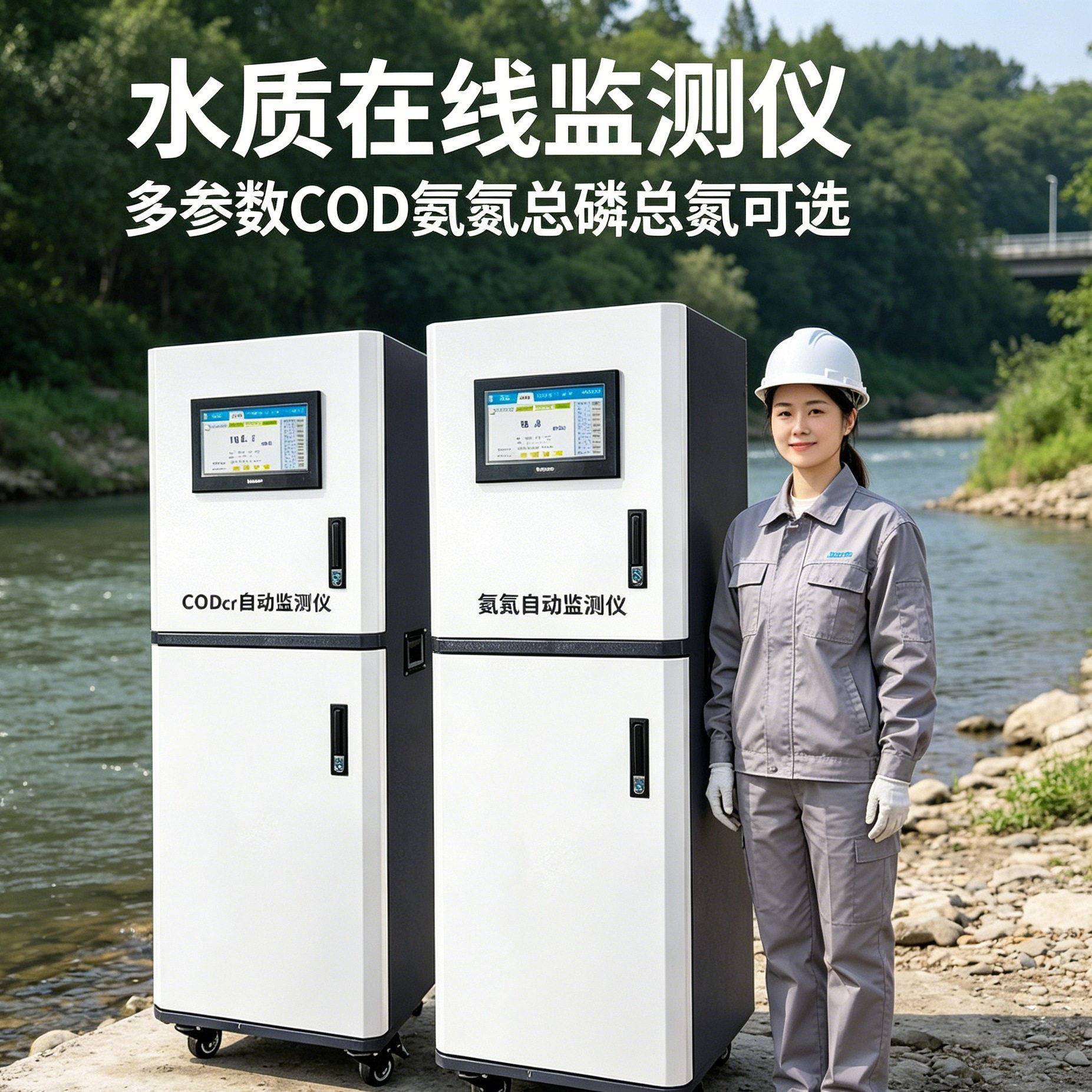 瑞明在线COD氨总磷总氮检测仪重金属镉ph余氯浊度分析锌监氮测仪