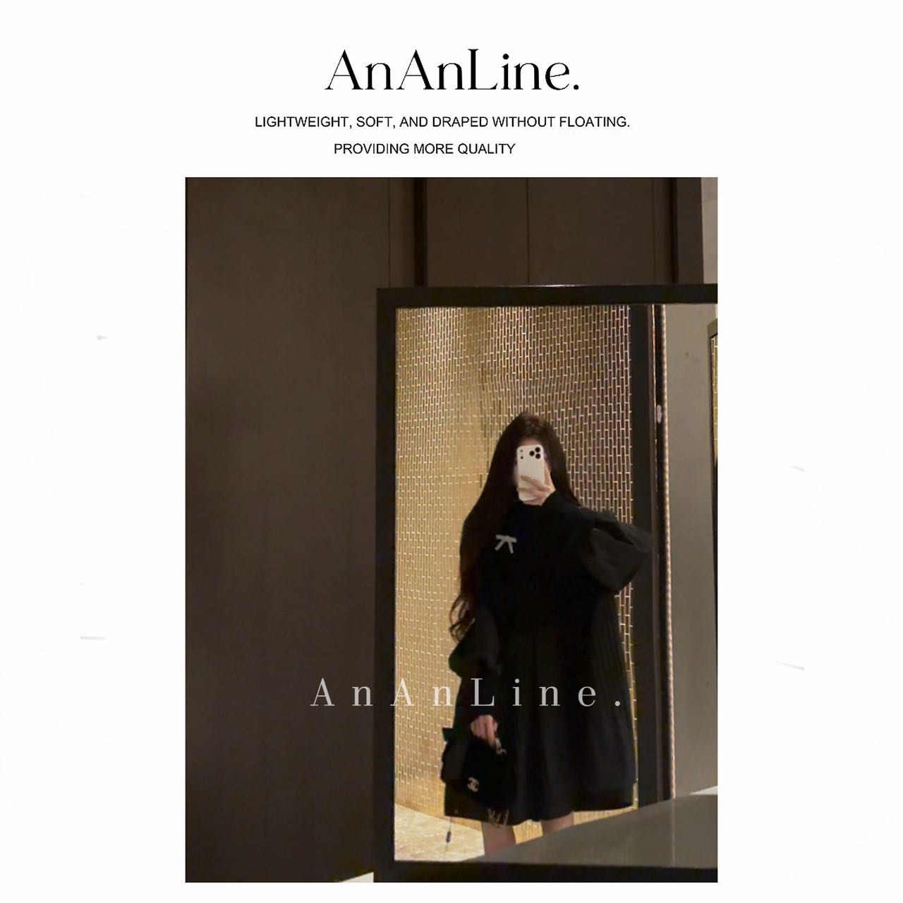 AnAnLine【唐泽小姐】人连衣裙