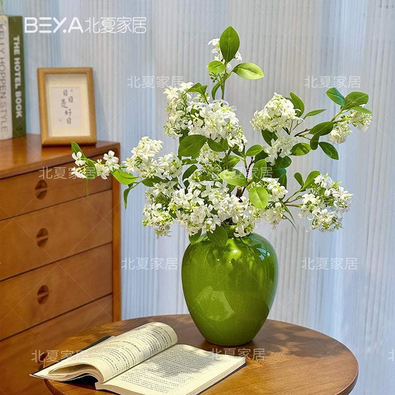 高品质千里香仿假花桂花真花餐花装饰花摆设客厅插桌绢花干花摆件