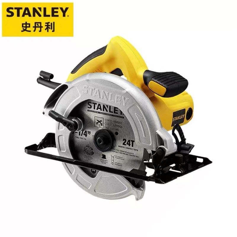 Stanley史丹利电圆锯SC16手提锯台锯STSC1618木材切割倒装7寸