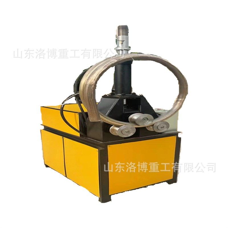 76弯管机带14套模具 方管圆管弯弧机 加重型S76方管圆管滚圆机