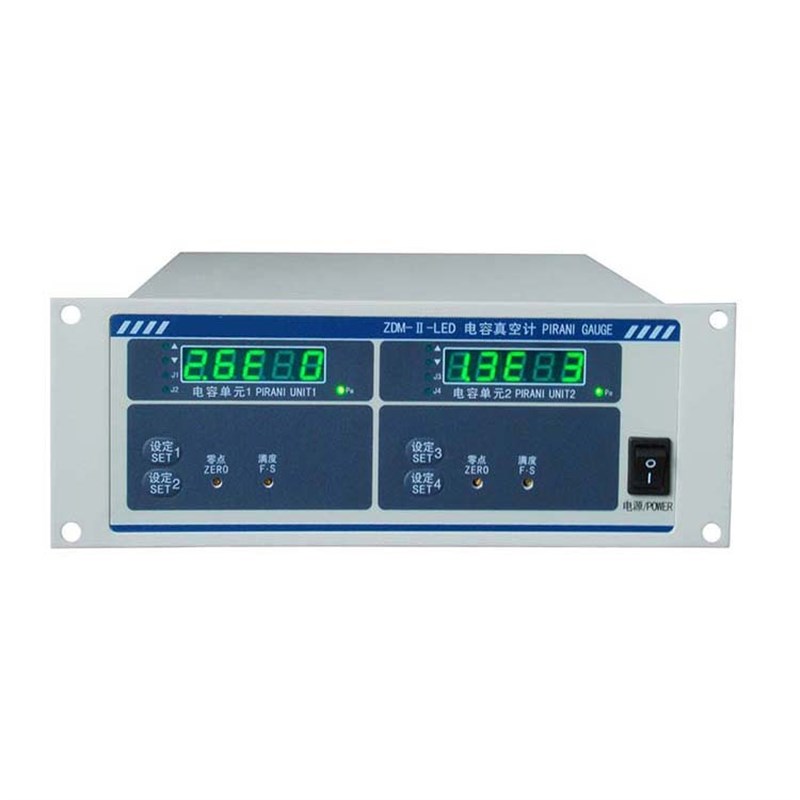 双路电容薄膜真空计ZDM-II-LED  强H耐腐蚀性  LED绿屏数字显示