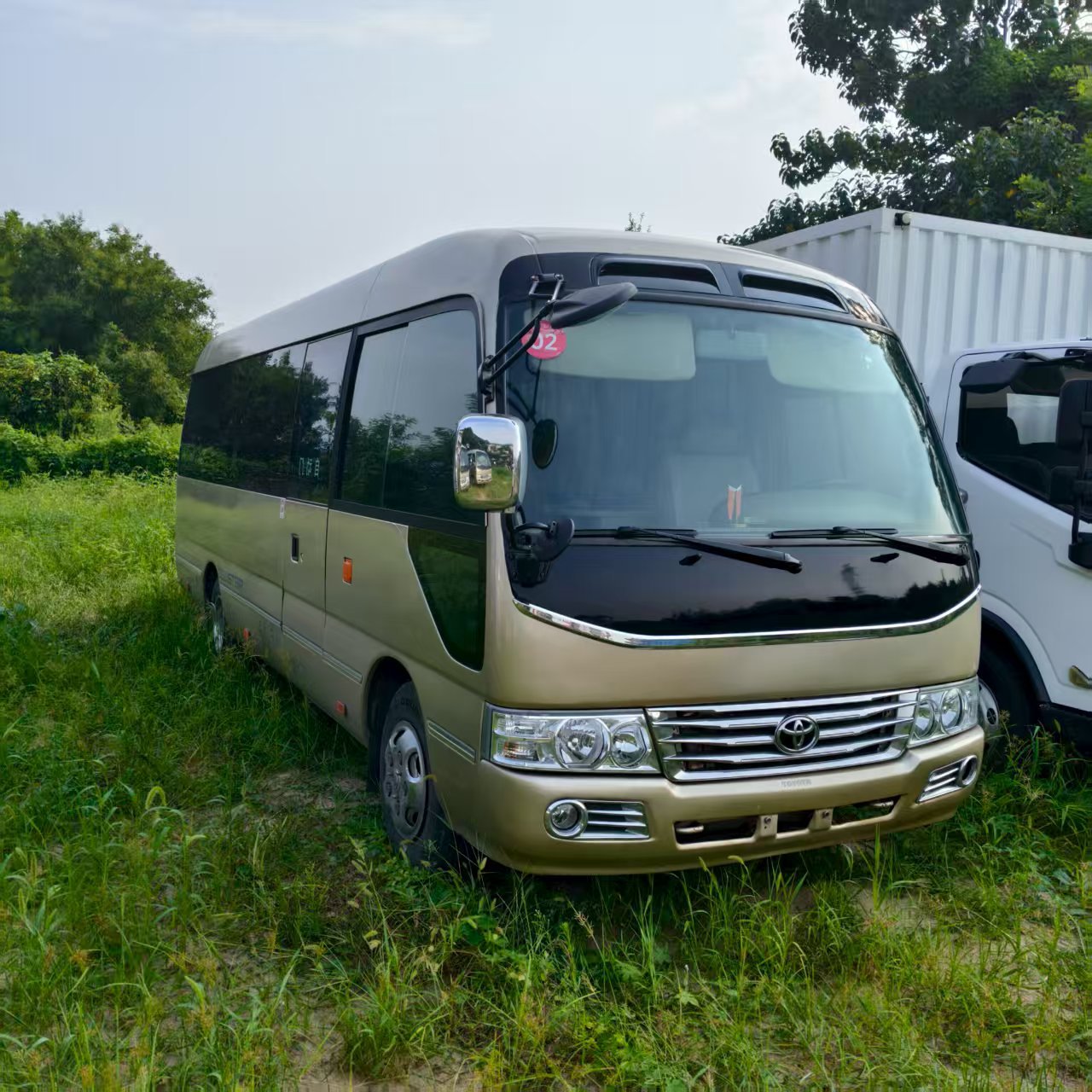 外贸出口丰田考斯特23座中巴车 国三客运汽车商务接待车