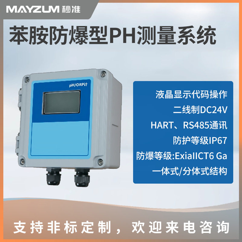 秒准MAYZUM本安防爆型PH测量系统4-20mA信号输出