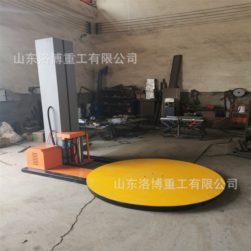 预拉式缠绕堆垛纸l箱裹包机全自动旋转缠绕膜打包机托盘缠绕包装