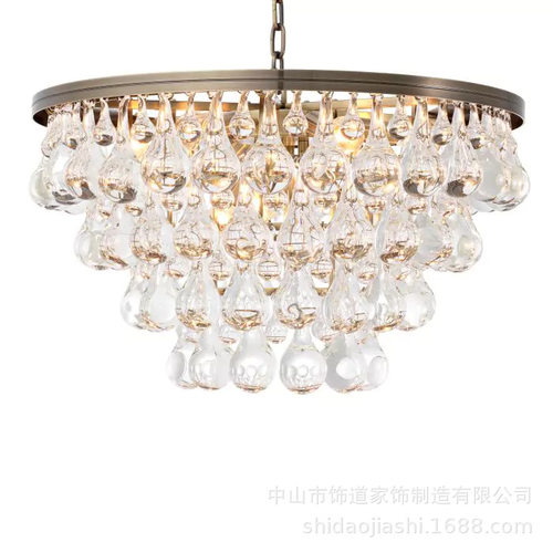 后现代水晶吊灯轻奢客厅主灯