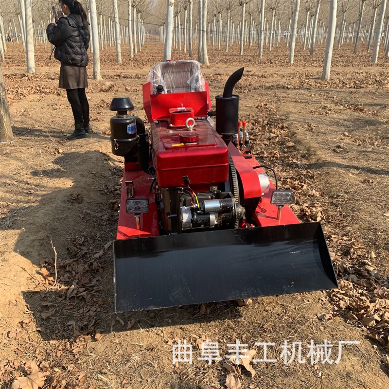 大棚果园草莓起垄机25马力乘坐式小型微M耕 农用履带播种施肥机