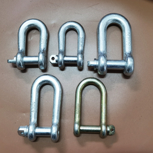 电力专用卸扣卡环加长加宽电力卸扣U型环直型加长卸扣高强度卡扣