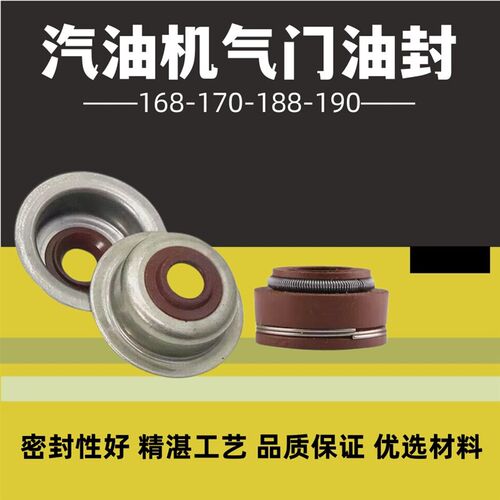 汽油发电机配件零部件152/154F 168F170F188F190F近排气门油封堵
