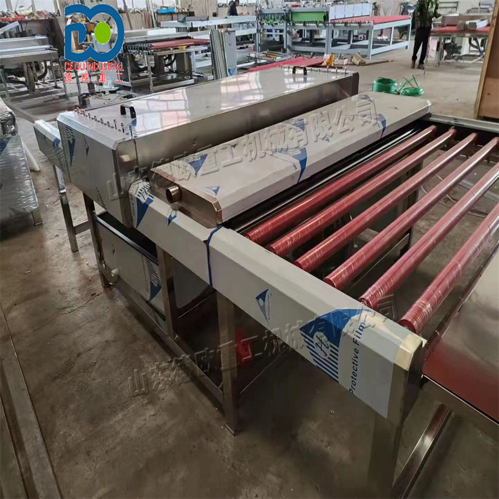 电动瓷砖清洁机Glass cleaning machine钢化玻璃清洗烘干一体机
