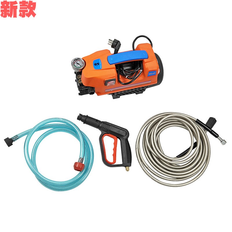 多功能高压洗车h器 220V手提式洗车机 家用便携式自电动清洗机