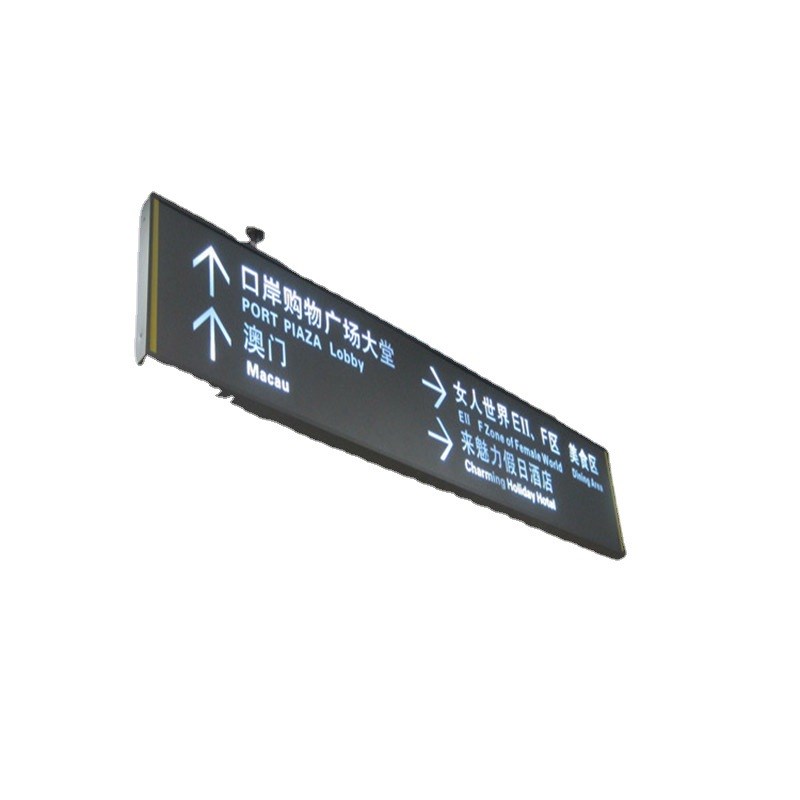 镂空灯箱吊牌指示灯z箱超市收银台发光LED