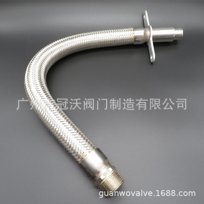 304不锈钢卡盘波纹管卫生快装A化工金属软管卡箍编织管抱箍钢丝管