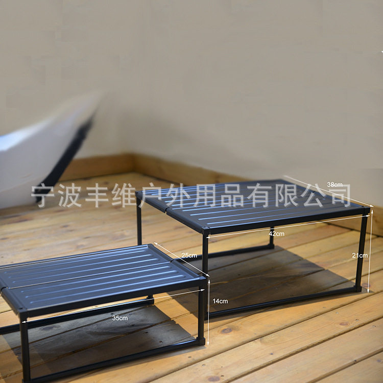 小号户外折叠铝桌简易小铝桌户外便携式小铝桌户外小铝桌