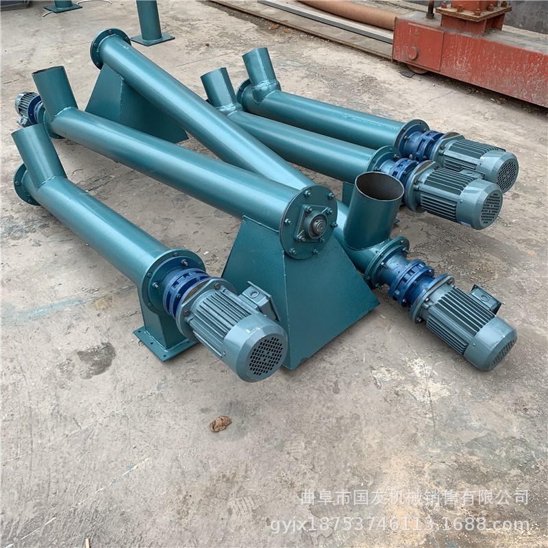 不锈钢工业盐蛟龙上m料机 倾斜铁粉螺旋输送机 管式绞龙螺旋上料
