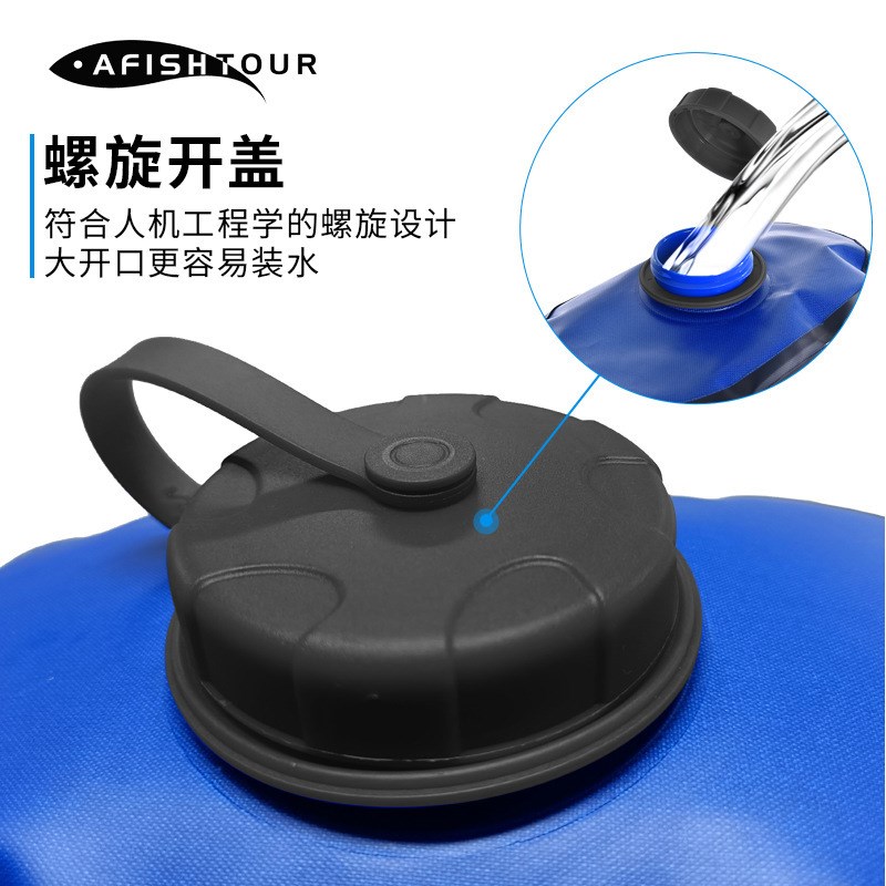 户外太阳能热水袋n晒水袋家用沐浴袋20L野外洗澡冲凉