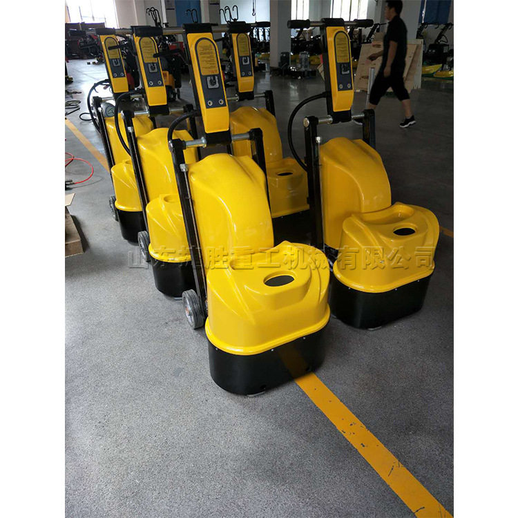 6头水箱一体地面抛光除尘机
