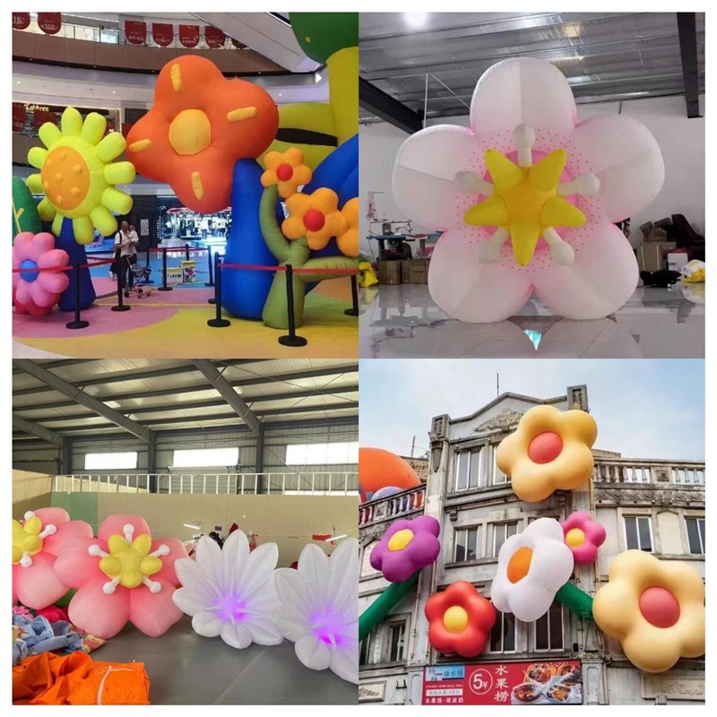 充气网红创意花朵发光气模仿真植物模型商场活动引流W美陈装饰气