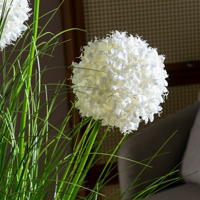 氛围树仿真绣f球芦苇草绿植物造景仿生假花艺假树室内客厅落地摆