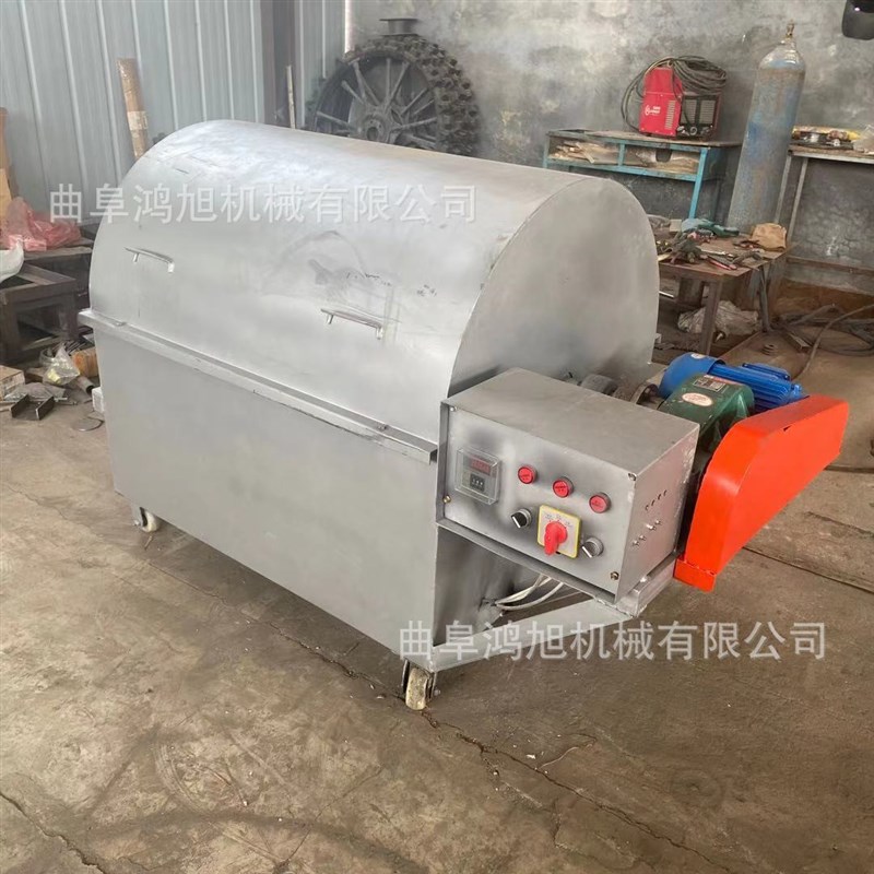 大料八角电加热炒料机 油坊滚筒K电炒锅油菜籽炒货机