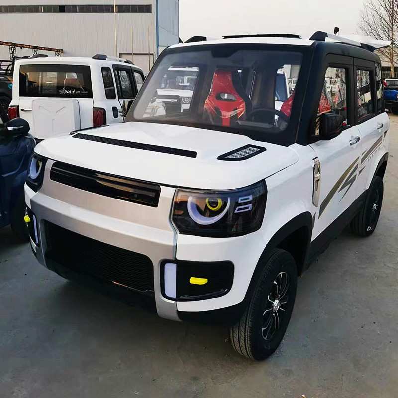高端油电两用家用电动轿车 封闭式电动四轮车 老年代步车