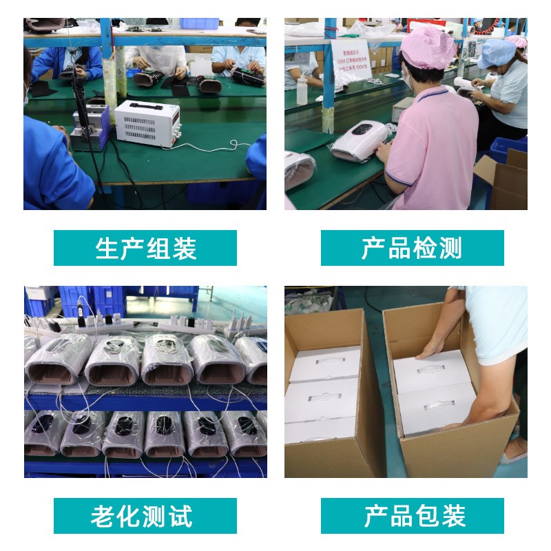 新款手部按摩器电l动手部按摩仪温感热敷揉捏气囊推压身体按摩器