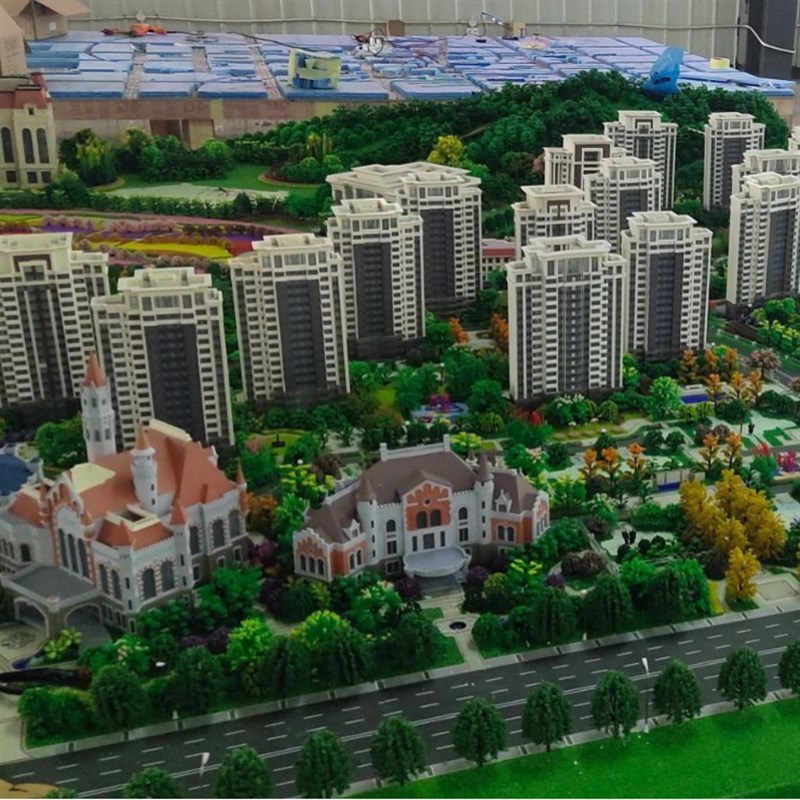 房地产模型建筑楼盘售楼部v房地产工业厂区设备规划沙盘模型制作