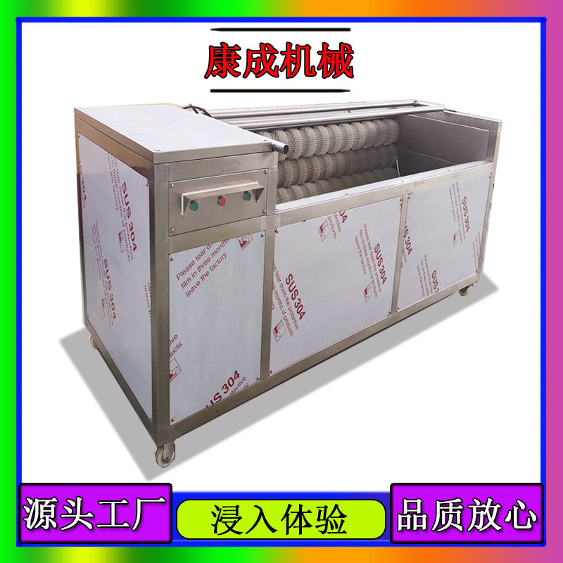 厂家批发萝卜红薯清洗机 花生清洗机 芋头连续清洗除杂机质量保证