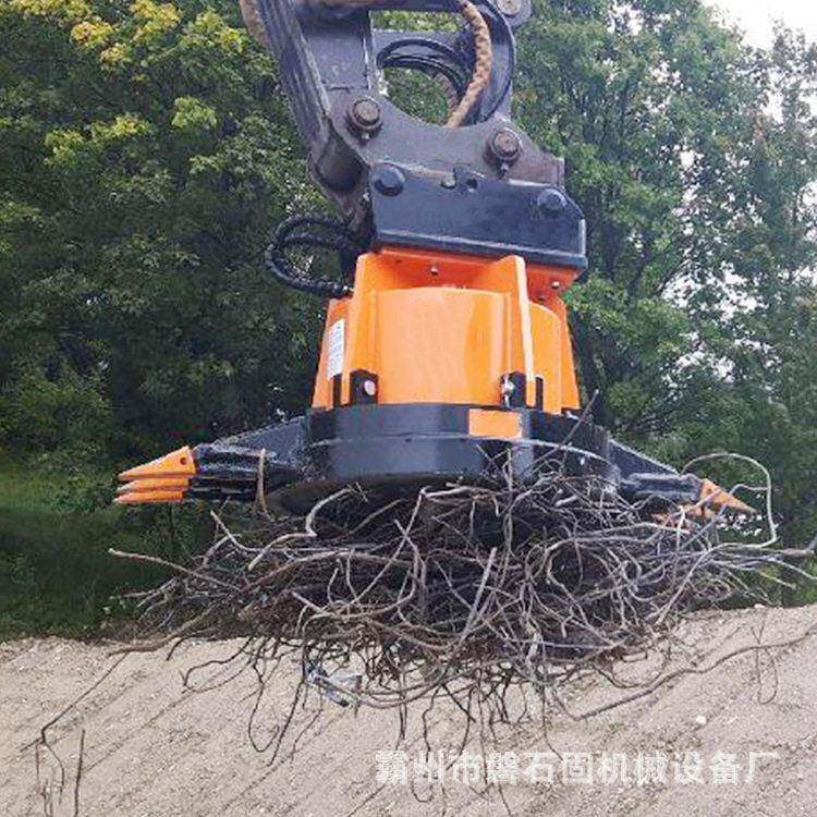 船务建筑液压电磁吸盘钩机加装废钢转移电磁盘吊运叉车起重器