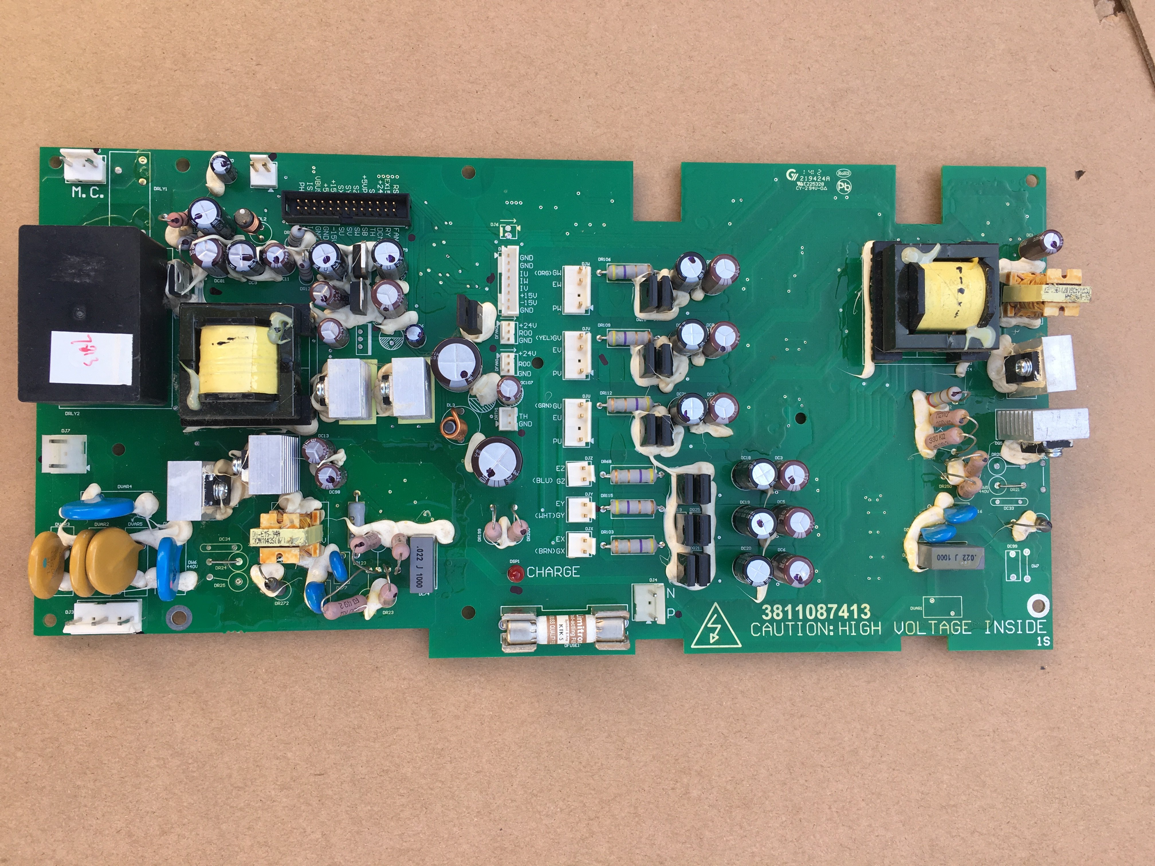 3811087413 AB变频器PF400系45-55-75KW驱动板电源主板3811087411