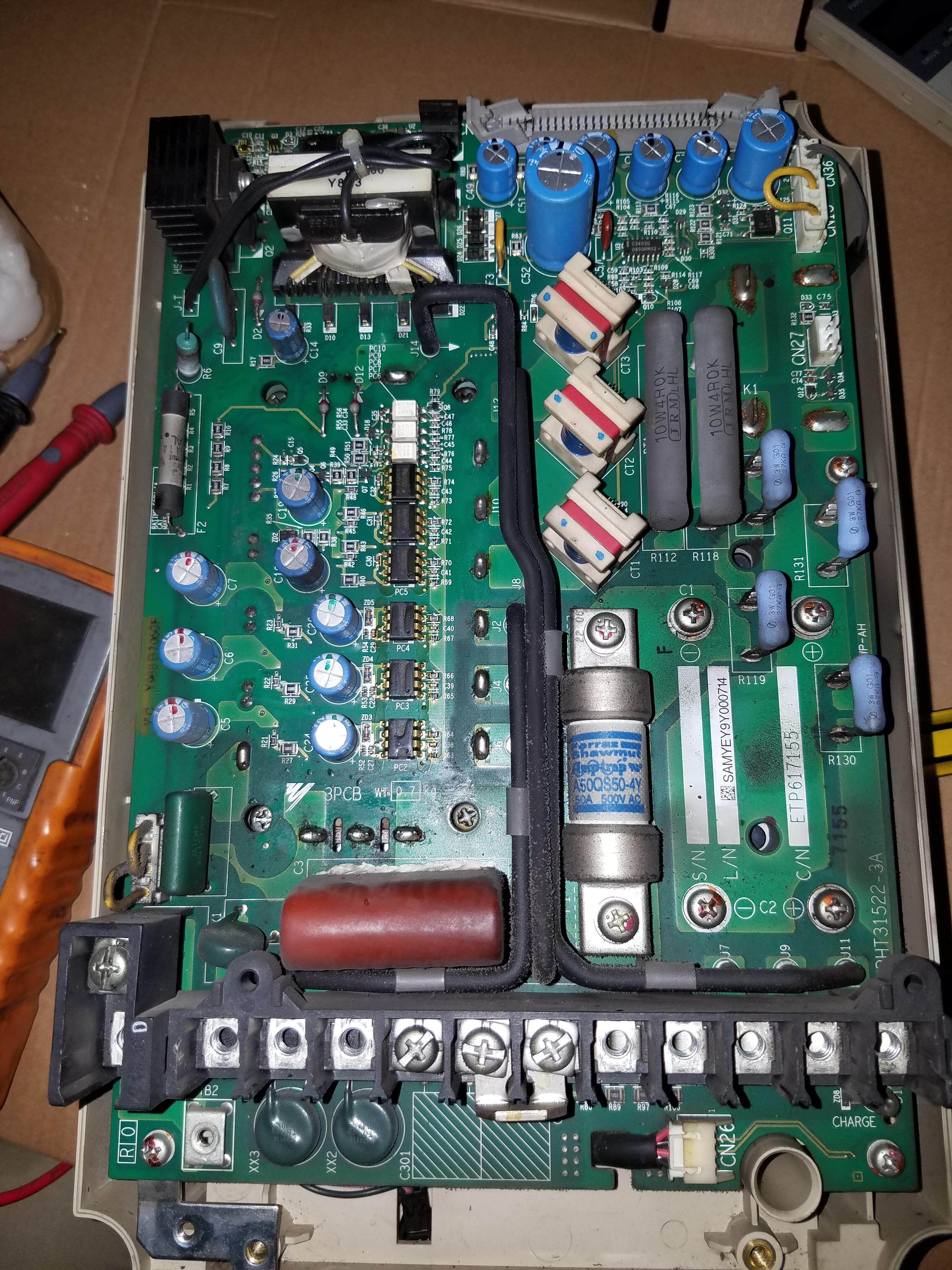 ETP617155安川变频器F7带模块11KW主E7电源板驱动板YPHT31522-3A