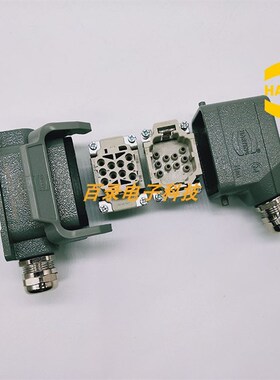 HARTING哈丁重载连接器09320103101 HAN 10EE 表面安装 唯恩插头