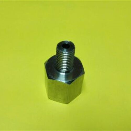 不锈钢304压力表变径接头 内螺纹m14X1.5 外螺纹m81(m8*1)孔3